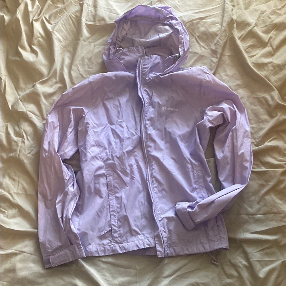 Columbia Lavender Rain Jacket